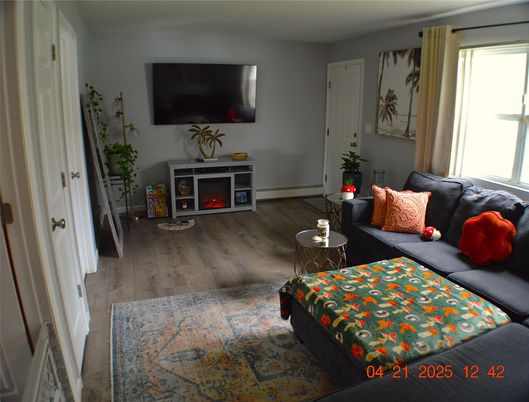 Fireplace, Interior, Living room, Wood Texture Flooring
