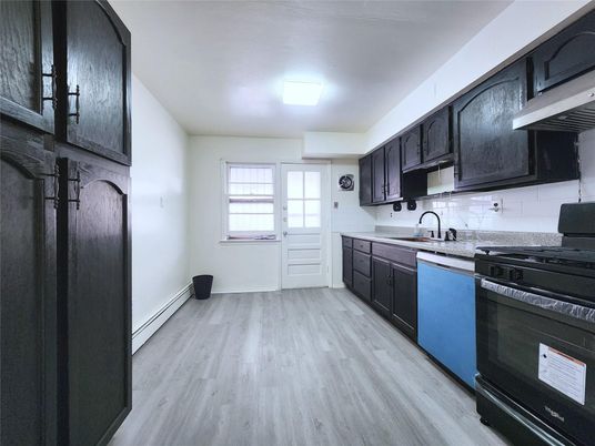 Interior, Kitchen, Wood Texture Flooring