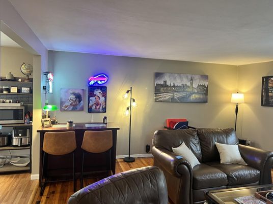 Home Office, Interior, Wood Texture Flooring