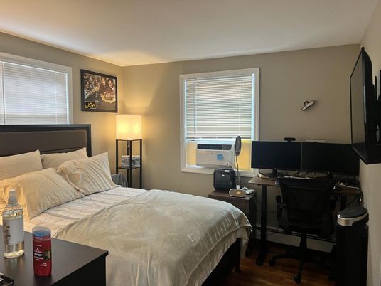 Bedroom, Home Office, Interior, Wood Texture Flooring