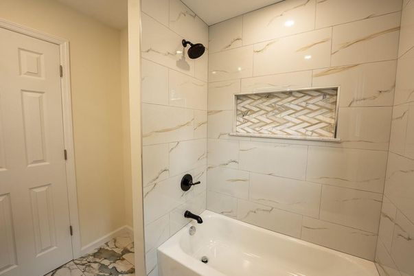 Bathroom, Interior, Marble Walls