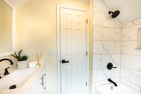 Bathroom, Interior, Marble Walls