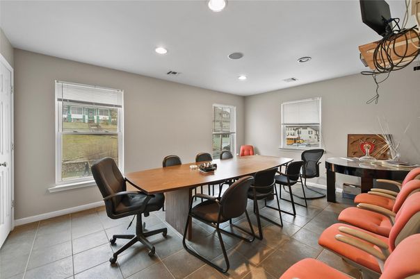 Dining room, Interior, Recessed Lighting