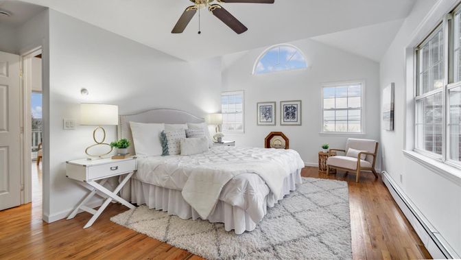 Bedroom, Interior, Wood Texture Flooring