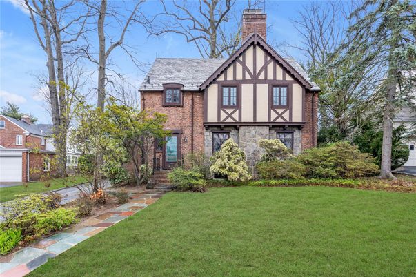 Exterior, Facade, Brick Facade, Tudor Revival