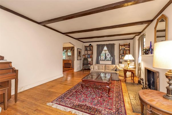 Fireplace, Interior, Living room, Piano, Wooden Beams, Wood Texture Flooring