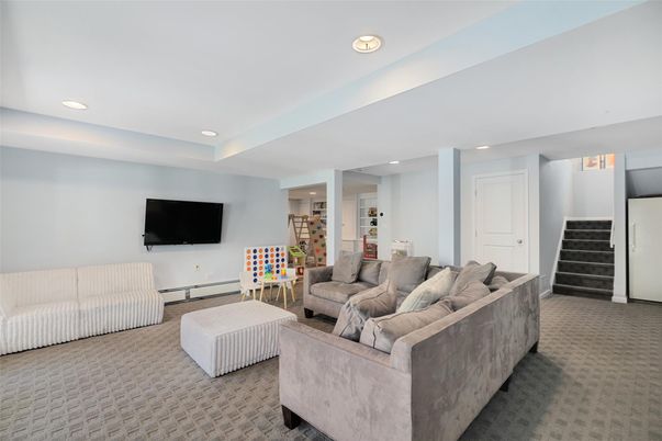 Interior, Living room, Recessed Lighting