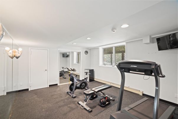 Fitness Equipment, Interior, Recessed Lighting