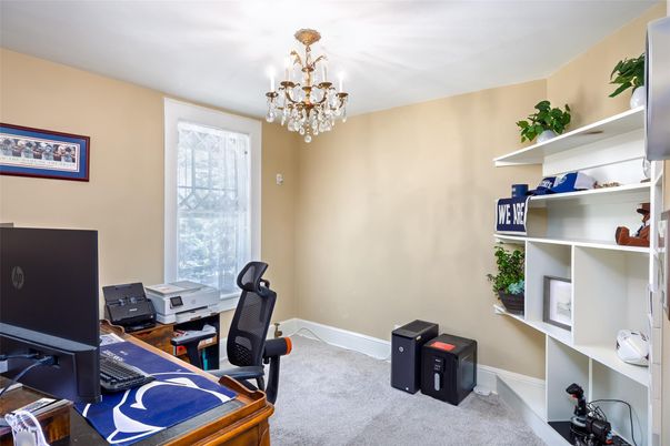 Chandelier, Home Office, Interior