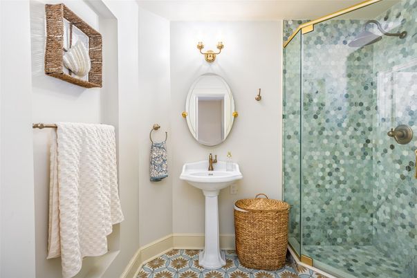 Bathroom, Glass Shower, Interior