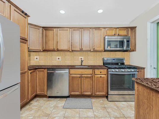 Interior, Kitchen, Recessed Lighting, Stainless Steel Appliances