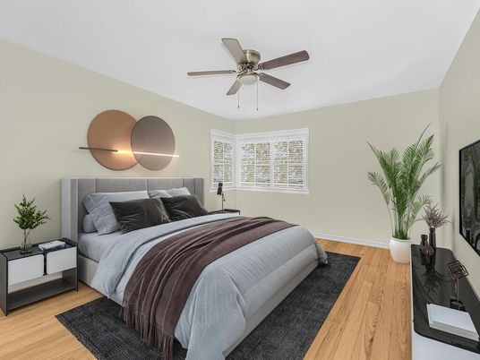 Bedroom, Interior, Wood Texture Flooring