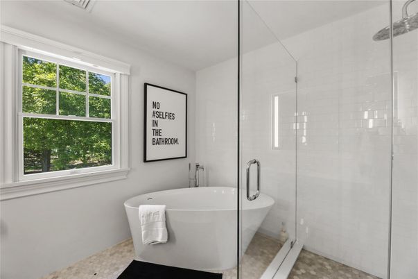 Bathroom, Free Standing Baths, Glass Shower, Interior