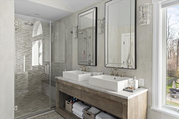 Bathroom, Glass Shower, Interior