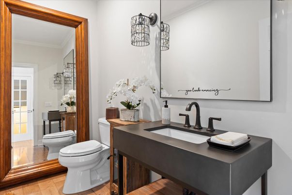 Bathroom, Interior, Wood Texture Flooring