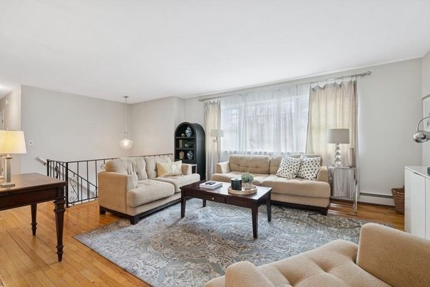 Interior, Living room, Pendant Lights, Wood Texture Flooring