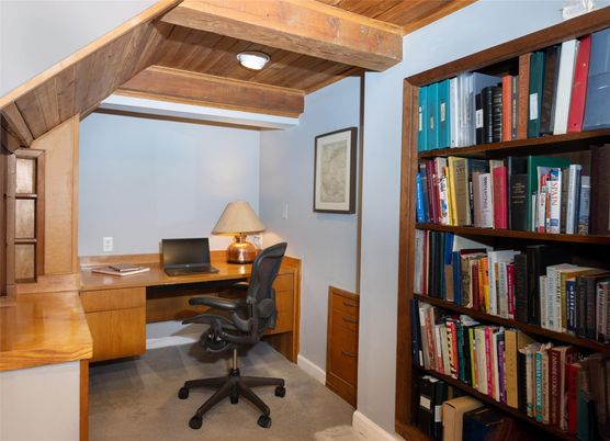 Home Office, Interior, Wooden Beams, Wooden Ceilings