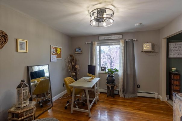 Home Office, Interior, Wood Texture Flooring