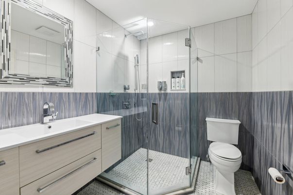 Bathroom, Glass Shower, Interior