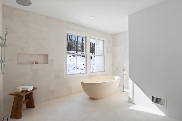 Bathroom, Free Standing Baths, Interior, Recessed Lighting
