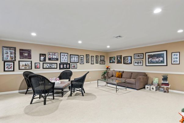Interior, Living room, Recessed Lighting