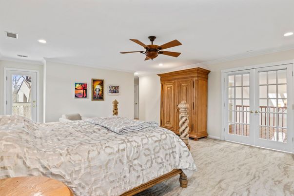Bedroom, Interior, Recessed Lighting