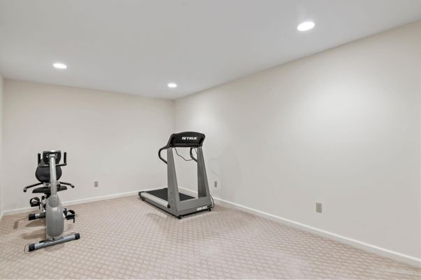 Fitness Equipment, Interior, Recessed Lighting