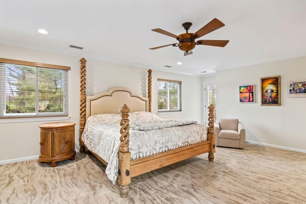 Bedroom, Interior, Recessed Lighting