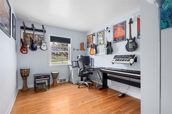 Home Office, Interior, Wood Texture Flooring