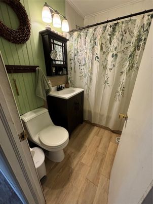 Bathroom, Interior, Wood Texture Flooring