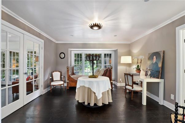 Dining room, Interior, Wood Texture Flooring