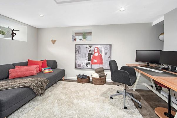Home Office, Interior, Recessed Lighting