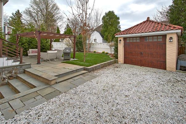 Backyard, Detached Garage, Exterior