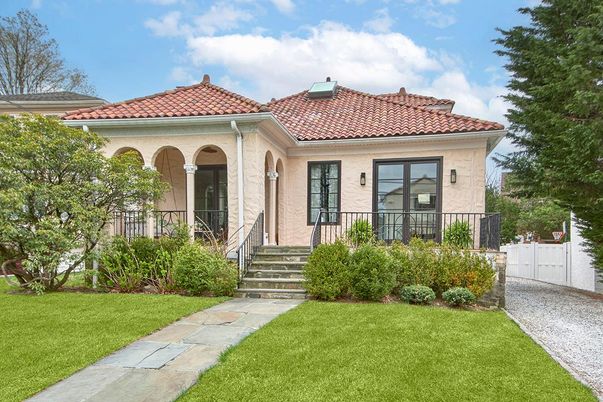 Backyard, Exterior, Facade, Mediterranean
