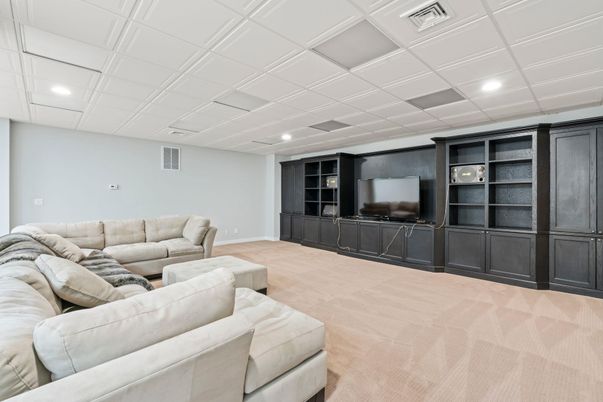 Interior, Living room, Recessed Lighting