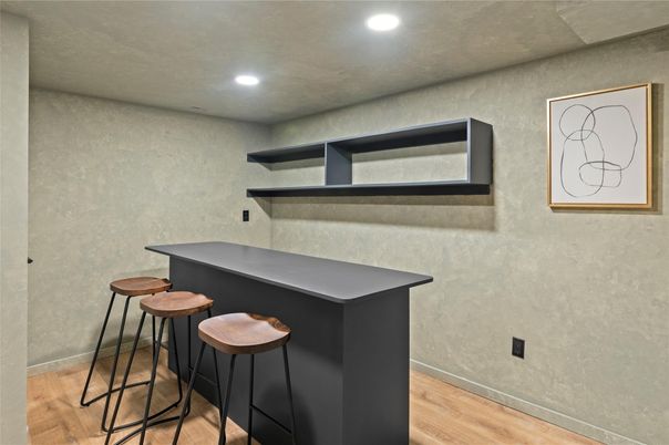 Interior, Recessed Lighting, Wood Texture Flooring