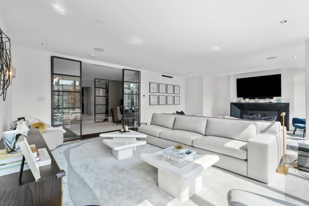 Interior, Living room, Recessed Lighting