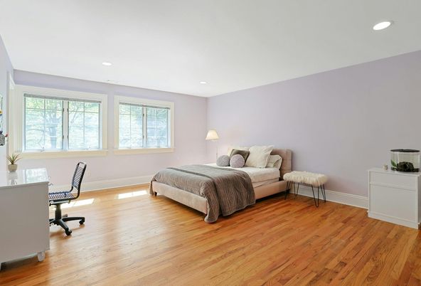 Bedroom, Home Office, Interior, Recessed Lighting, Wood Texture Flooring