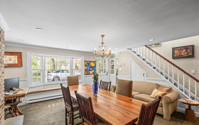 Chandelier, Dining room, Interior, Recessed Lighting