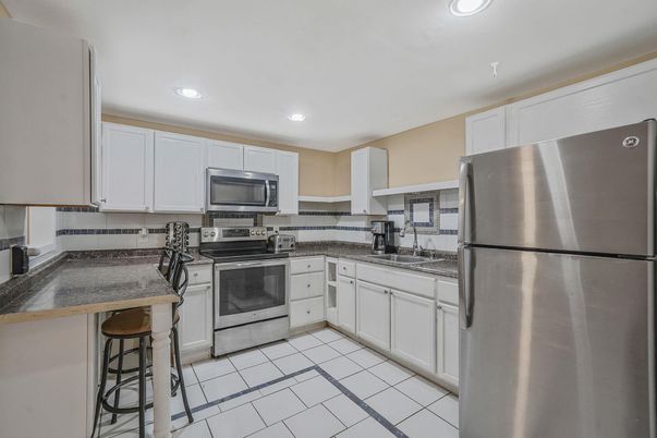 Interior, Kitchen, Recessed Lighting, Stainless Steel Appliances