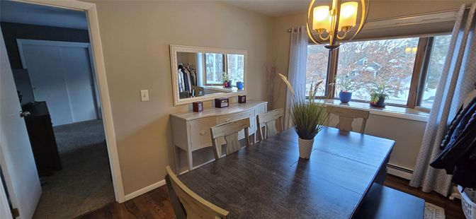 Dining room, Interior, Wood Texture Flooring