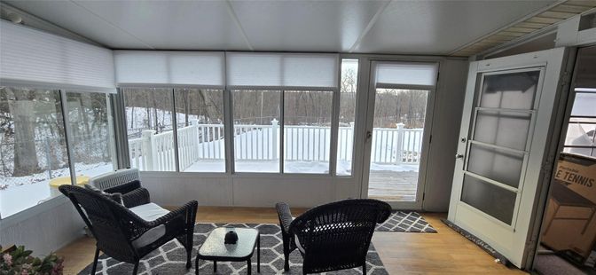 Interior, Sun Room, Wood Texture Flooring