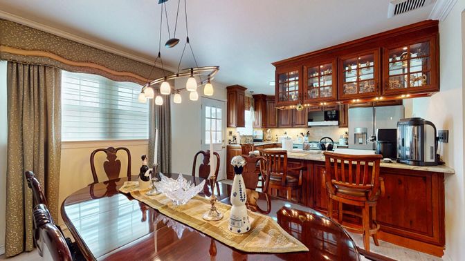 Dining room, Interior, Kitchen, Pendant Lights