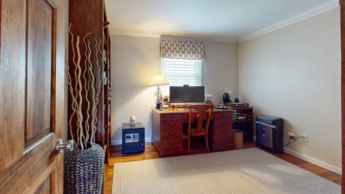 Home Office, Interior, Wood Texture Flooring