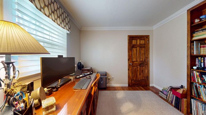 Home Office, Interior, Wood Texture Flooring