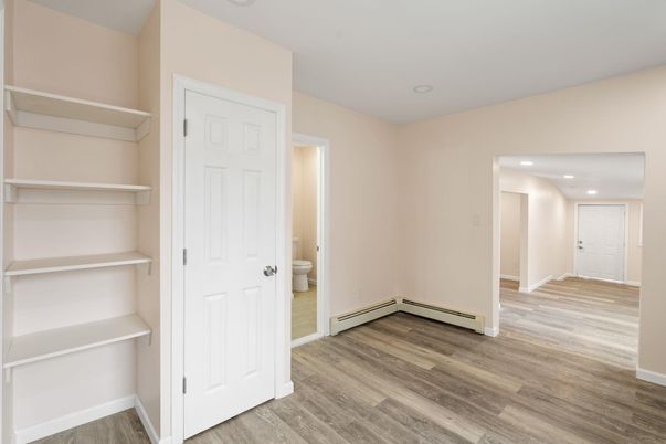 Interior, Recessed Lighting, Wood Texture Flooring