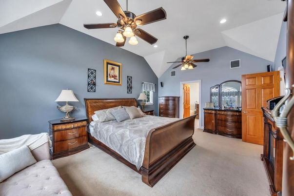 Bedroom, Interior, Recessed Lighting