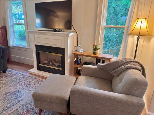 Fireplace, Interior, Living room, Wood Texture Flooring