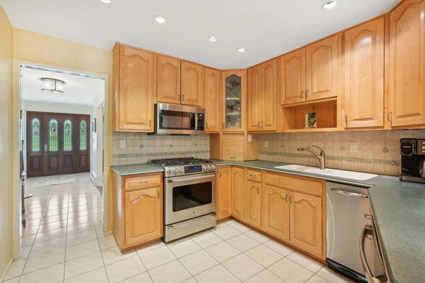 Interior, Kitchen, Recessed Lighting, Stainless Steel Appliances