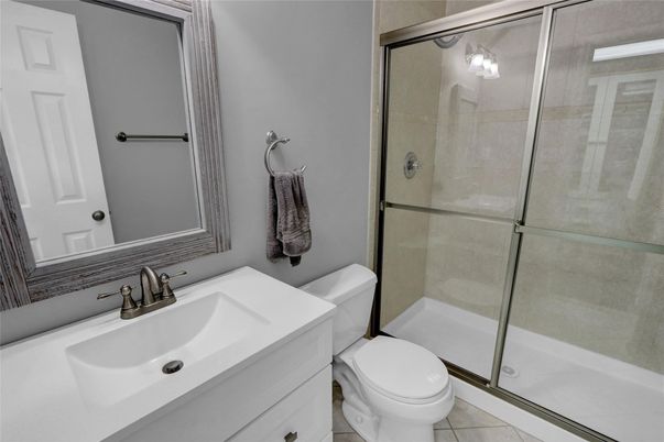 Bathroom, Glass Shower, Interior
